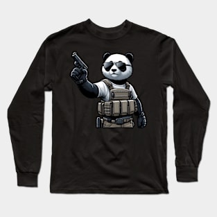 Tactical Panda Long Sleeve T-Shirt